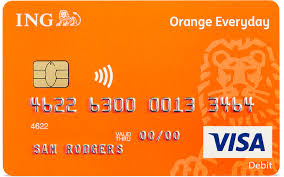ING Orange everyday debit card