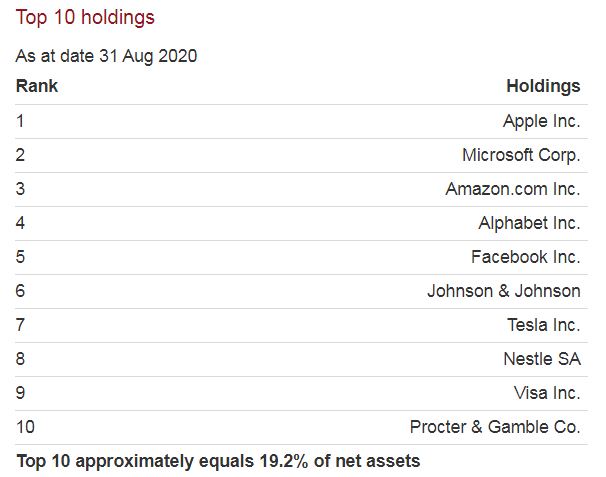 Vanguard International Shares MSCI Index fund (ASX:VGS) ETF