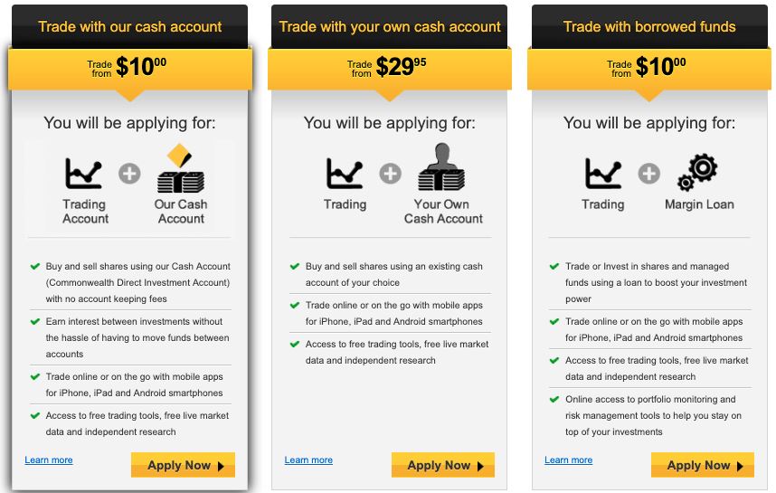 commsec brokerage fees