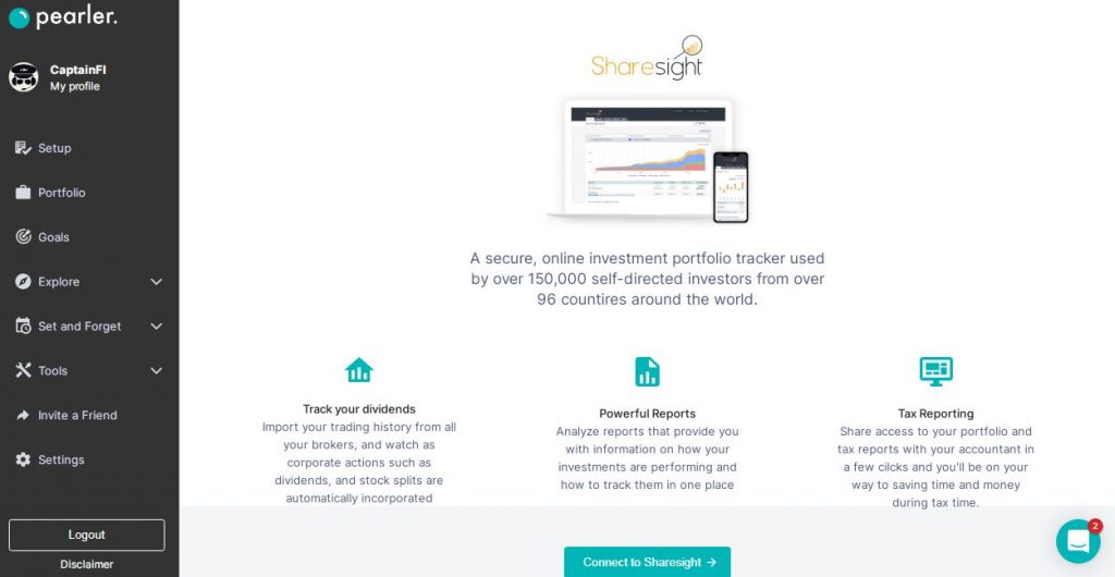 pearler review sharesight intergration