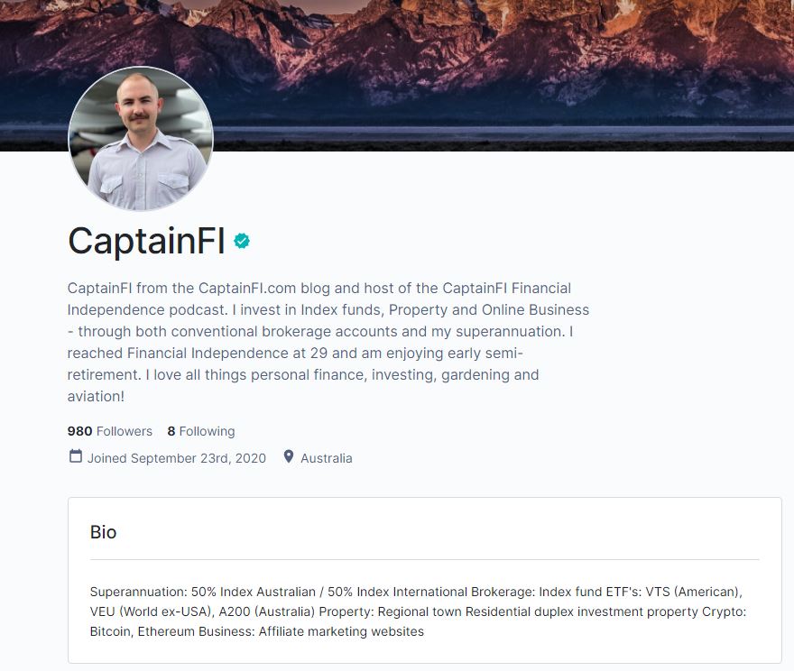 CaptainFI Pearler profile