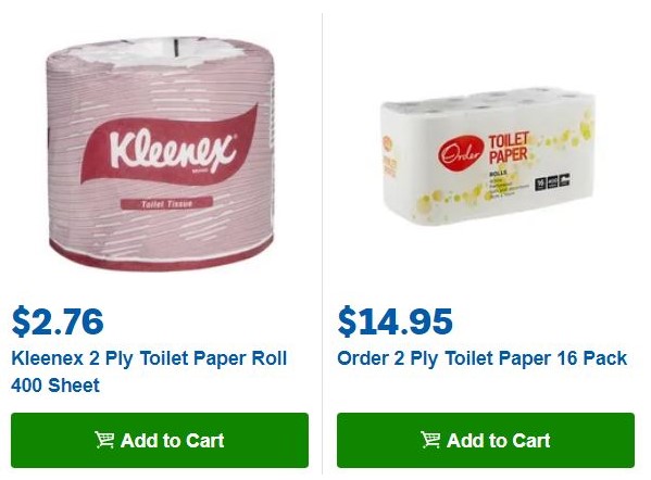 buying in bulk, toilet paper
